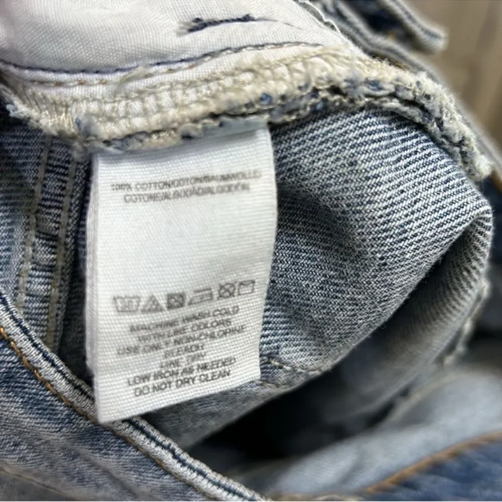 Free People Mini Blue Denim Skirt(Size 4)